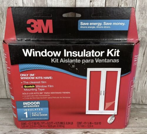3M Indoor 1 6'8 inch x 9' in for Use With Patio Door HEAT OR COLD INSULATION