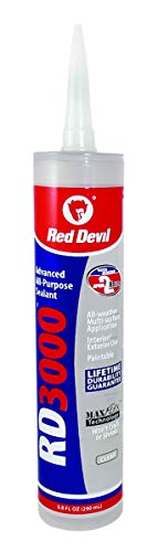 Red Devil 0987 Advanced Sealant Clear 9 oz Cartridge