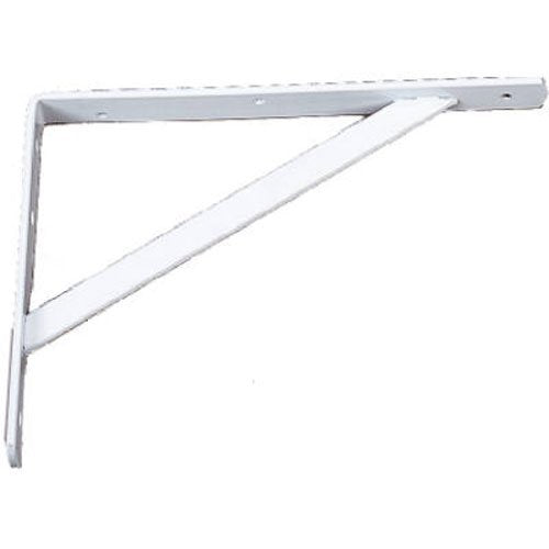 Knape & Vogt 208WH500 591 Heavy Duty Shelf Bracket, 1, White