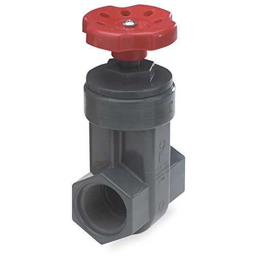 NDS GVG-0750-T 3/4-Inch Threaded PVC Schedule 80 Gate Valve, Gray