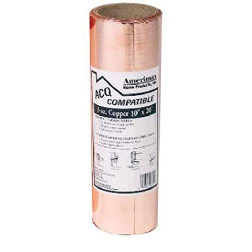 AMERIMAX HOME PRODUCTS 85067 10-Inch x 20-Feet Copper Flashing