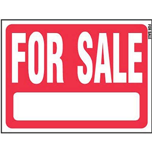Hy-Ko RS-604, Red Sale Plastic Lawn Sign, 18" by 24"