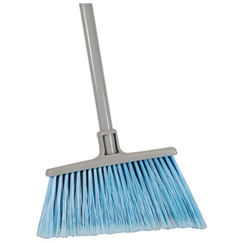 Quickie All-Purpose Angle Broom, Flagged Bristles, Angle Broom for Garages, Courtyard, Sidewalks, Decks and Outdoor Surfaces, Perfect for Home Kitchen Room Office Floor