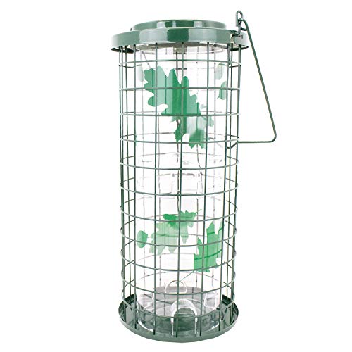 Perky Pet 114G Squirrel Stumper Wild Bird Feeder, Green