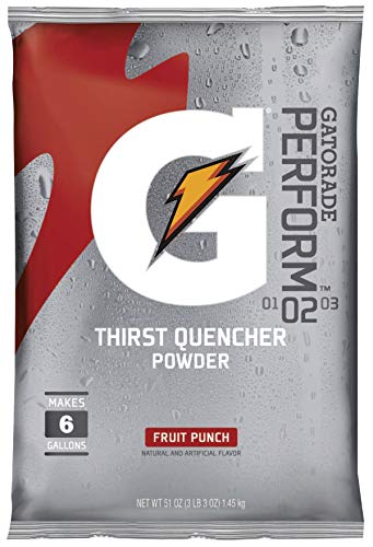 Gatorade 33690 Instant Powder, Fruit Punch, 51 oz, Pack (Pack of 14)
