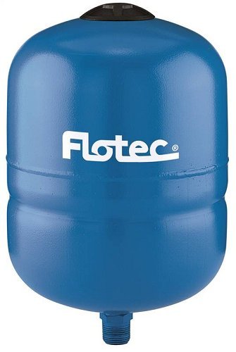 Flotec In-Line Pre-Charged Water System Tank - 2 Gallon Capacity, Equivalent to a 6-Gallon Capacity Tank, Model# FP7105