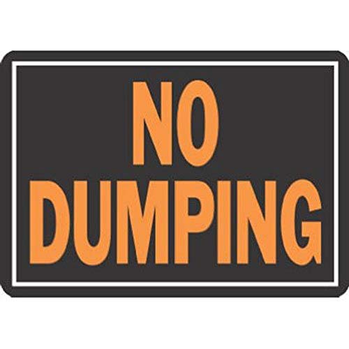 HY-KO PROD Office Storage Accessory 10x14 No Dumping Sign (833)