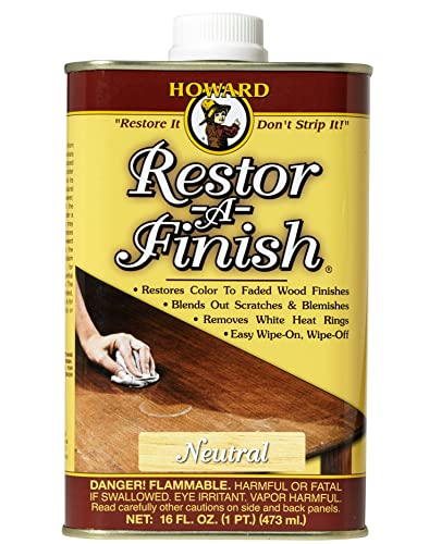 HOWARD RF1016 RF3016 Restor-A-Finish, 16 oz, Neutral