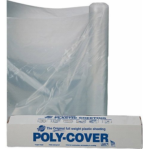 Lbm Poly 6x6-c Polyethylene Sheeting, 6" X 100', Clear