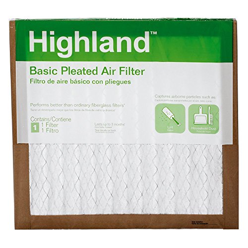 3M FBA02DC-6 20" X 20" X 1" Highlandâ„¢ Basic Pleated Air Filter