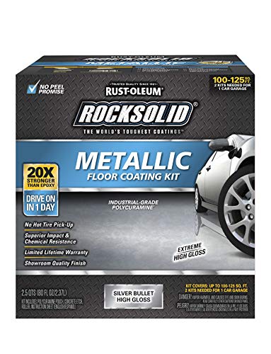 Amazon.com: Rust-Oleum 286983 Metallic Floor Coating Kit