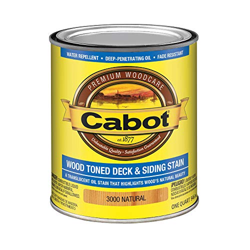 Cabot 140.0001437.007 Samuel INC Stain, 1 qt, Natural