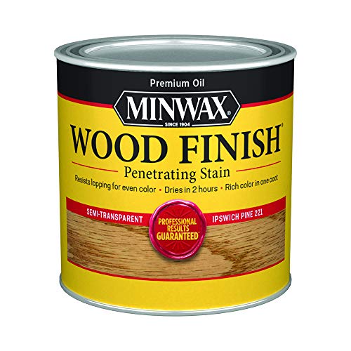 1/2 pt Minwax 22210 Ipswich Pine Wood Finish Oil-Based Wood Stain