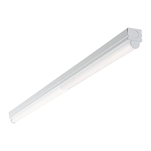 4 ft. 1-Light Linear White Integrated LED Ceiling Strip Light with 2100 Lumens, 4000K