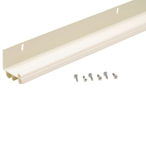 M-D Building Products 43816 M-D Dual L-Shape Door Bottom, 1-3/4 in W X 36 in L, quot, White
