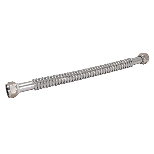 Eastman 0437024 Corrugated Stainless Steel Water Heater Connector, 24-Inch, Stainless