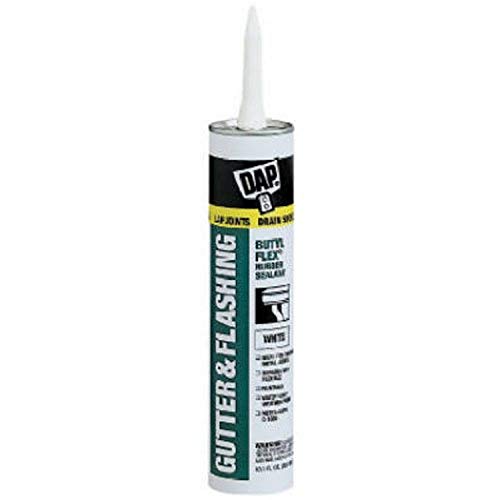 DAP 070798181847 Bf Gutter & Flashing White Raw Building Material, 10.1 oz