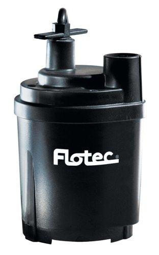 Flotec FP0S1300X-03 Tempest Fpos1300X Multi-Purpose Water Removal Utility Pump, 1470 GPH, 1/6 Hp, 115 Vac, 60 Hz, 8 Ft