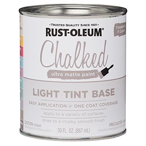 RUST-OLEUM 287688 Base Paint, 30 oz, Light Tint, 128 Fl Oz