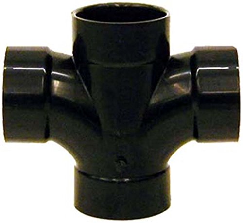 GENOVA 83530 3" ABS DBLE Sanitary TEE, 3"