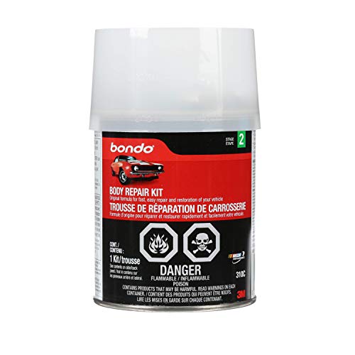 Bondo Body Repair Kit, Original Formula for Fast, Easy Repair & Restoration of Your Vehicle, 1 Kit