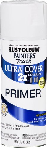 Rust-Oleum 249058 Painter's Touch Multi Purpose Spray Paint, 12-Ounce, White Primer - 6 Pack