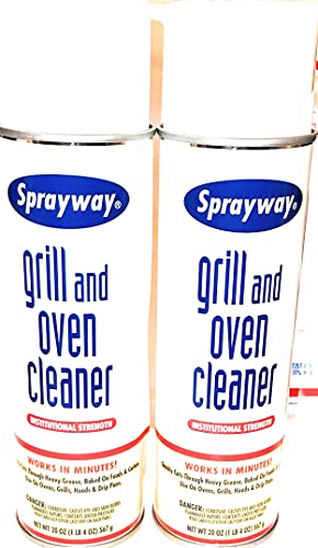 Sprayway Heavy-DutyÂ Oven & Grill Cleaner,Â Removes Oil & Grease, 20 Oz, 1.25 Pound (Pack of 1), 20 Fl Oz
