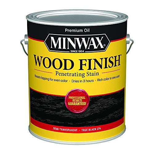 Minwax 711510000 Wood Finish True Black Gallon