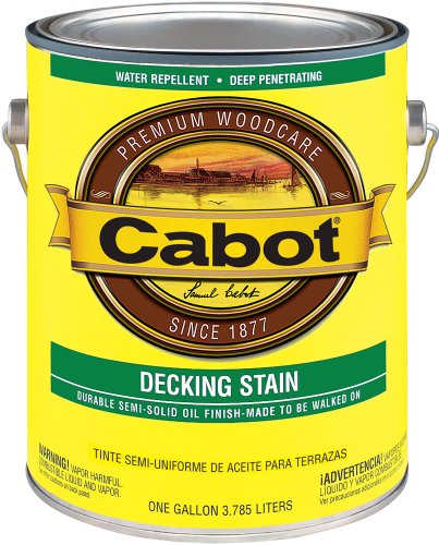 Cabot Stains 1406-GAL Deck & Siding Stain Oil Formula with Neutral Base, 1 Gallon